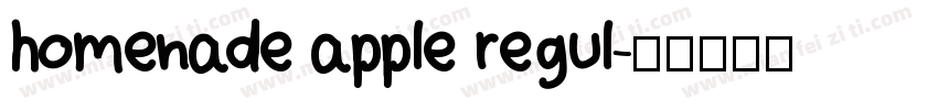 homenade apple regul字体转换